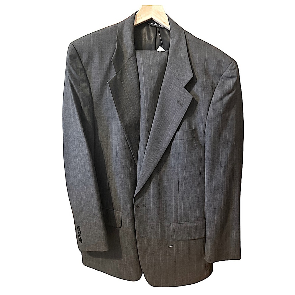 Vintage Burberry Full Suit - 100% Wool